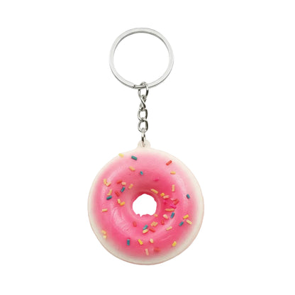 Slow Rising Donut Squishy Keychain