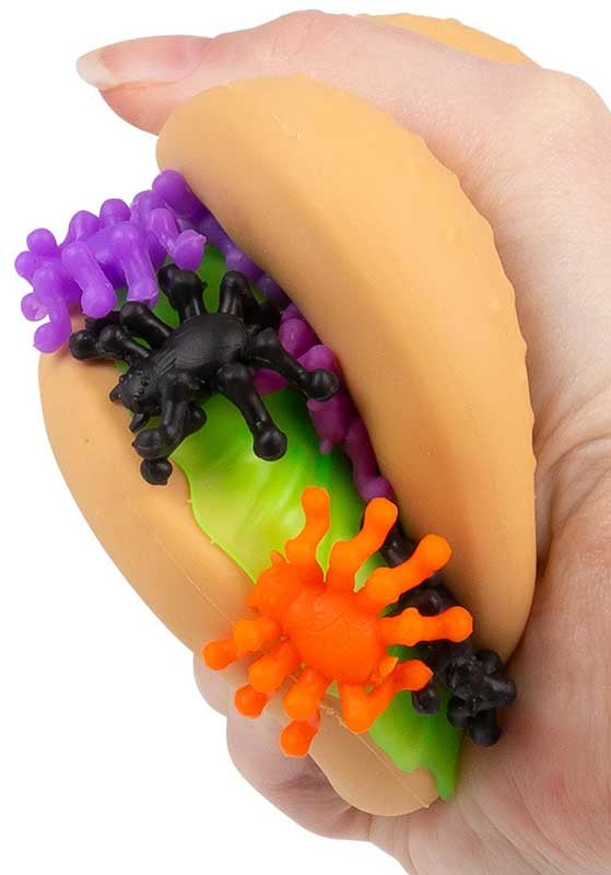 SCRUNCHEMS SPOOKY SPIDER BURGER SQUISHY