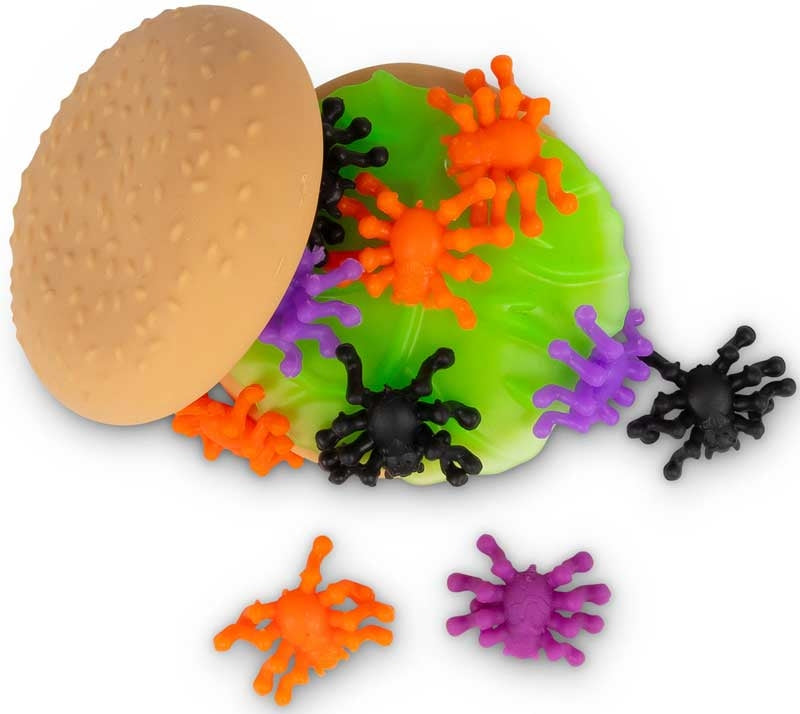SCRUNCHEMS SPOOKY SPIDER BURGER SQUISHY
